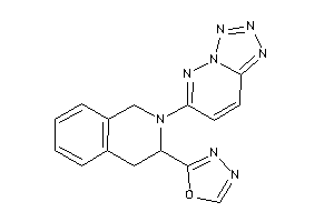 2-[2-(tetrazolo[5,1-f]pyridazin-6-yl)-3,4-dihydro-1H-isoquinolin-3-yl]-1,3,4-oxadiazole