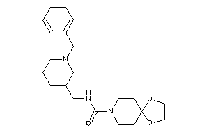 N-[(1-benzyl-3-piperidyl)methyl]-1,4-dioxa-8-azaspiro[4.5]decane-8-carboxamide