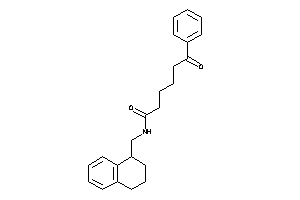 Image of 6-keto-6-phenyl-N-(tetralin-1-ylmethyl)hexanamide