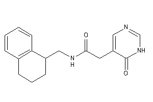 2-(6-keto-1H-pyrimidin-5-yl)-N-(tetralin-1-ylmethyl)acetamide