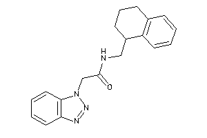 2-(benzotriazol-1-yl)-N-(tetralin-1-ylmethyl)acetamide