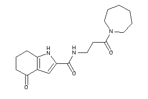 N-[3-(azepan-1-yl)-3-keto-propyl]-4-keto-1,5,6,7-tetrahydroindole-2-carboxamide