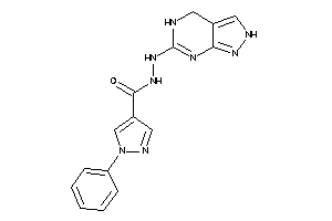 N'-(4,5-dihydro-2H-pyrazolo[3,4-d]pyrimidin-6-yl)-1-phenyl-pyrazole-4-carbohydrazide