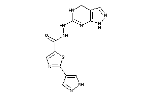 N'-(4,5-dihydro-1H-pyrazolo[3,4-d]pyrimidin-6-yl)-2-(1H-pyrazol-4-yl)thiazole-5-carbohydrazide