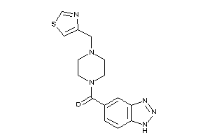 1H-benzotriazol-5-yl-[4-(thiazol-4-ylmethyl)piperazino]methanone