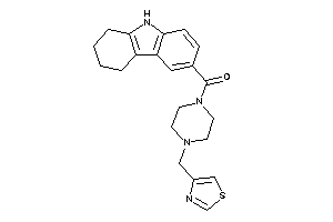 6,7,8,9-tetrahydro-5H-carbazol-3-yl-[4-(thiazol-4-ylmethyl)piperazino]methanone