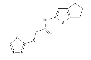 N-(5,6-dihydro-4H-cyclopenta[b]thiophen-2-yl)-2-(1,3,4-thiadiazol-2-ylthio)acetamide