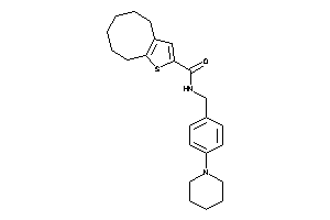 N-(4-piperidinobenzyl)-4,5,6,7,8,9-hexahydrocycloocta[b]thiophene-2-carboxamide