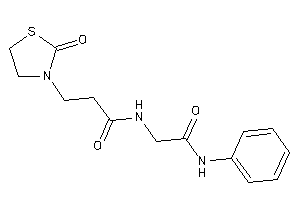 N-(2-anilino-2-keto-ethyl)-3-(2-ketothiazolidin-3-yl)propionamide