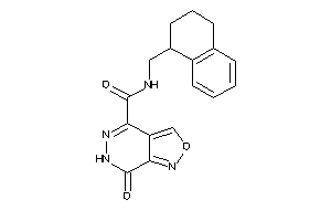 7-keto-N-(tetralin-1-ylmethyl)-6H-isoxazolo[3,4-d]pyridazine-4-carboxamide