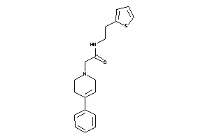 2-(4-phenyl-3,6-dihydro-2H-pyridin-1-yl)-N-[2-(2-thienyl)ethyl]acetamide