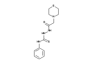 1-phenyl-3-[(2-thiomorpholinoacetyl)amino]thiourea