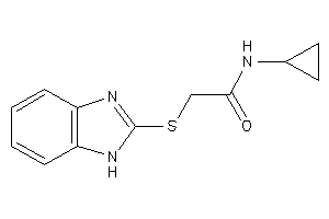 2-(1H-benzimidazol-2-ylthio)-N-cyclopropyl-acetamide