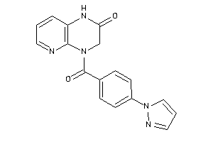 4-(4-pyrazol-1-ylbenzoyl)-1,3-dihydropyrido[2,3-b]pyrazin-2-one