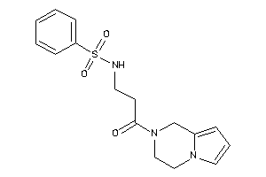 N-[3-(3,4-dihydro-1H-pyrrolo[1,2-a]pyrazin-2-yl)-3-keto-propyl]benzenesulfonamide