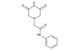 2-(3,5-diketopiperazino)-N-phenyl-acetamide