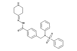 4-[(N-besylanilino)methyl]-N-(4-piperidylideneamino)benzamide