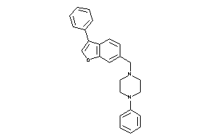 1-phenyl-4-[(3-phenylbenzofuran-6-yl)methyl]piperazine