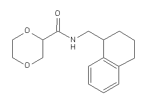 N-(tetralin-1-ylmethyl)-1,4-dioxane-2-carboxamide