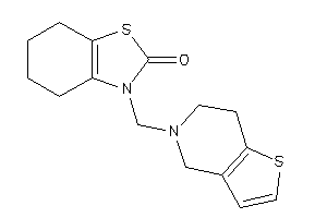 3-(6,7-dihydro-4H-thieno[3,2-c]pyridin-5-ylmethyl)-4,5,6,7-tetrahydro-1,3-benzothiazol-2-one