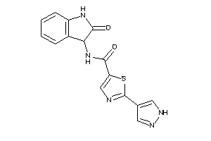 N-(2-ketoindolin-3-yl)-2-(1H-pyrazol-4-yl)thiazole-5-carboxamide