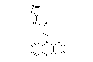 3-phenothiazin-10-yl-N-(1,3,4-thiadiazol-2-yl)propionamide