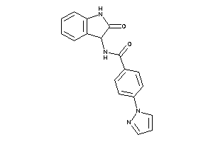 N-(2-ketoindolin-3-yl)-4-pyrazol-1-yl-benzamide