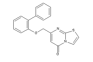 7-[(2-phenylphenoxy)methyl]thiazolo[3,2-a]pyrimidin-5-one