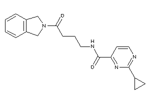 2-cyclopropyl-N-(4-isoindolin-2-yl-4-keto-butyl)pyrimidine-4-carboxamide