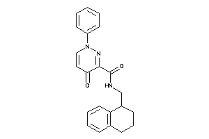 4-keto-1-phenyl-N-(tetralin-1-ylmethyl)pyridazine-3-carboxamide