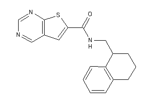 N-(tetralin-1-ylmethyl)thieno[2,3-d]pyrimidine-6-carboxamide