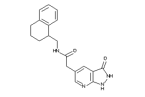 2-(3-keto-1,2-dihydropyrazolo[3,4-b]pyridin-5-yl)-N-(tetralin-1-ylmethyl)acetamide