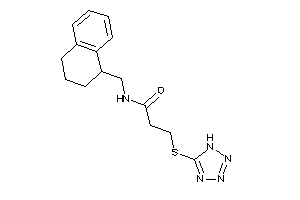 N-(tetralin-1-ylmethyl)-3-(1H-tetrazol-5-ylthio)propionamide