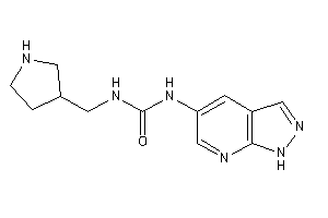 1-(1H-pyrazolo[3,4-b]pyridin-5-yl)-3-(pyrrolidin-3-ylmethyl)urea