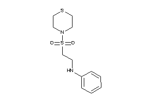 Phenyl(2-thiomorpholinosulfonylethyl)amine