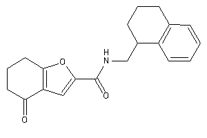 4-keto-N-(tetralin-1-ylmethyl)-6,7-dihydro-5H-benzofuran-2-carboxamide