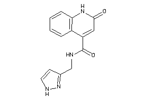 2-keto-N-(1H-pyrazol-3-ylmethyl)-1H-quinoline-4-carboxamide