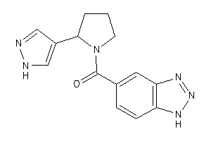 1H-benzotriazol-5-yl-[2-(1H-pyrazol-4-yl)pyrrolidino]methanone