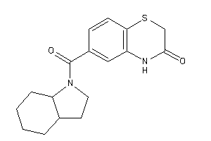 6-(2,3,3a,4,5,6,7,7a-octahydroindole-1-carbonyl)-4H-1,4-benzothiazin-3-one