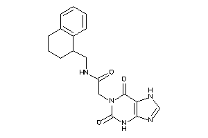 2-(2,6-diketo-3,7-dihydropurin-1-yl)-N-(tetralin-1-ylmethyl)acetamide