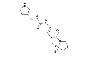 1-[4-(1,1-diketo-1,2-thiazolidin-2-yl)phenyl]-3-(pyrrolidin-3-ylmethyl)urea