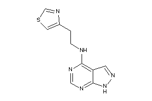 1H-pyrazolo[3,4-d]pyrimidin-4-yl(2-thiazol-4-ylethyl)amine