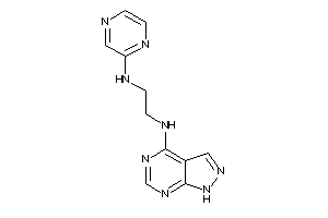 Pyrazin-2-yl-[2-(1H-pyrazolo[3,4-d]pyrimidin-4-ylamino)ethyl]amine