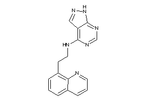 1H-pyrazolo[3,4-d]pyrimidin-4-yl-[2-(8-quinolyl)ethyl]amine