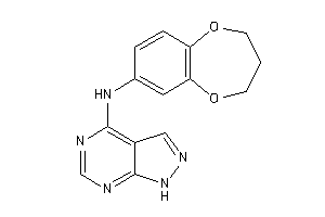 3,4-dihydro-2H-1,5-benzodioxepin-7-yl(1H-pyrazolo[3,4-d]pyrimidin-4-yl)amine