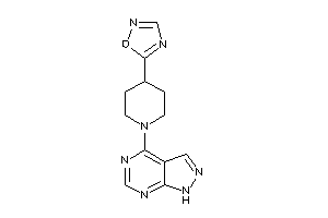 5-[1-(1H-pyrazolo[3,4-d]pyrimidin-4-yl)-4-piperidyl]-1,2,4-oxadiazole