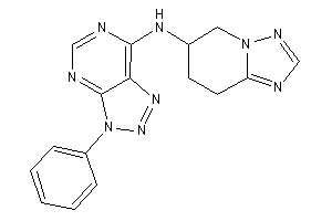 (3-phenyltriazolo[4,5-d]pyrimidin-7-yl)-(5,6,7,8-tetrahydro-[1,2,4]triazolo[1,5-a]pyridin-6-yl)amine