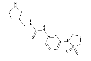 1-[3-(1,1-diketo-1,2-thiazolidin-2-yl)phenyl]-3-(pyrrolidin-3-ylmethyl)urea