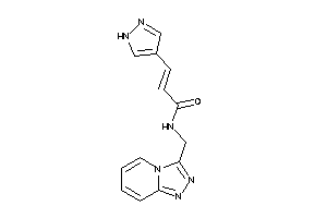 3-(1H-pyrazol-4-yl)-N-([1,2,4]triazolo[4,3-a]pyridin-3-ylmethyl)acrylamide