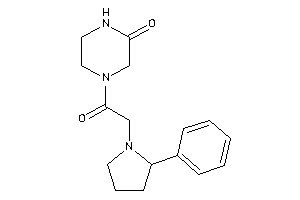 4-[2-(2-phenylpyrrolidino)acetyl]piperazin-2-one
